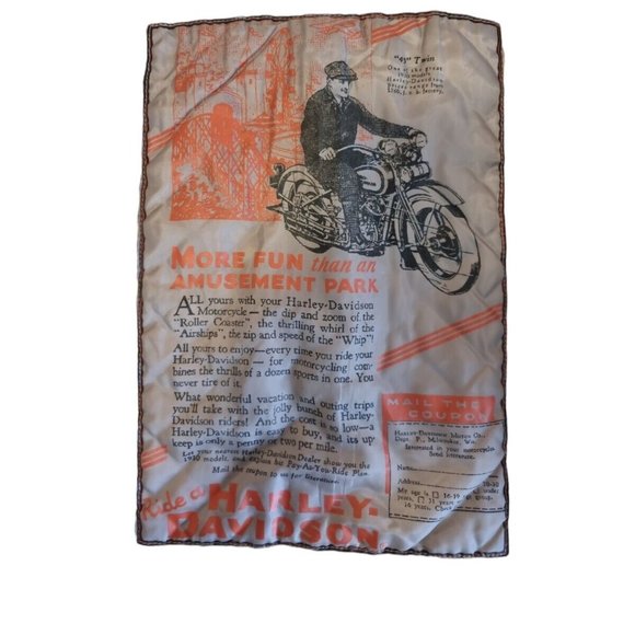 Women's Large L Harley-Davidson Quilted Denim Jacket - Picture 10 of 11